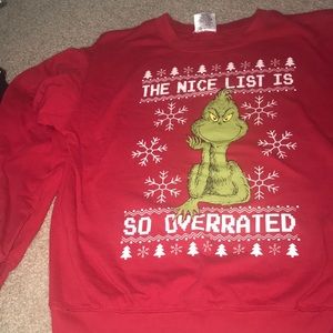 Christmas crew neck sweater